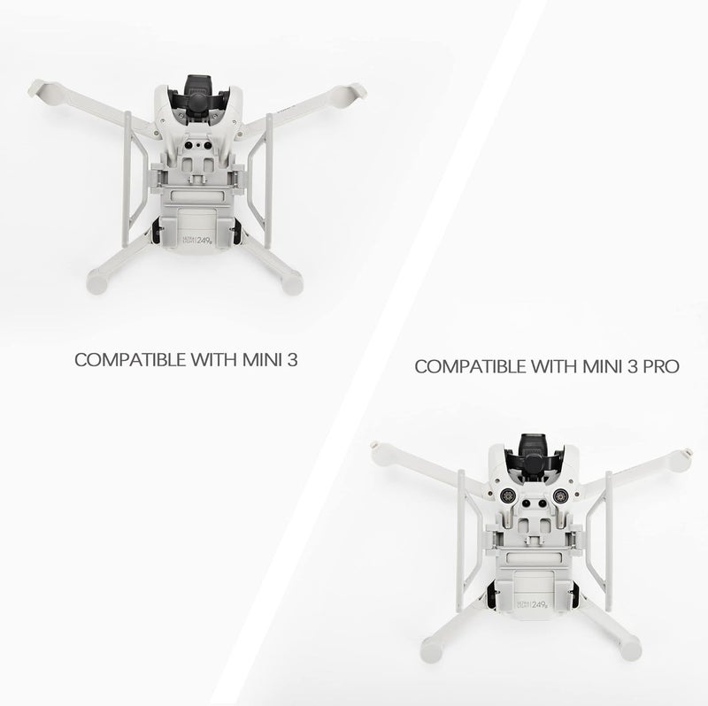 YETEETH جهاز هبوط لطائرة DJI Mini 3 / Mini 3 Pro مجموعة أرجل قابلة للطي ممتدة لملحقات Mini 3 Pro - Image 4